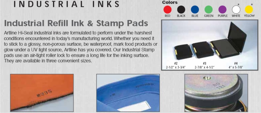 Large Premium Dark Yellow Ink Stamp Pad - 2-3/4 by 4-1/4 - Premium  Quality
